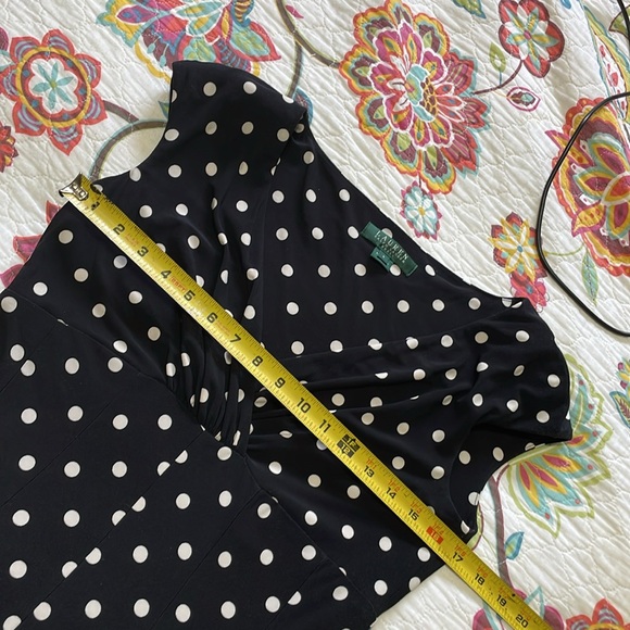 Lauren, Ralph Lauren polkadot fit, and flare dress - Picture 4 of 7
